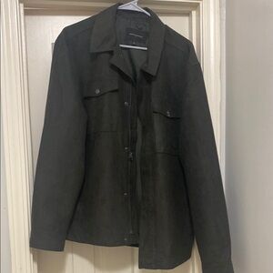 Banana Republic Men's Olive Green Military Field Jacket